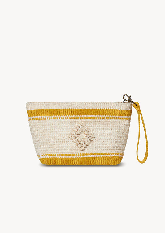 Manu Mini Clutch in mustard